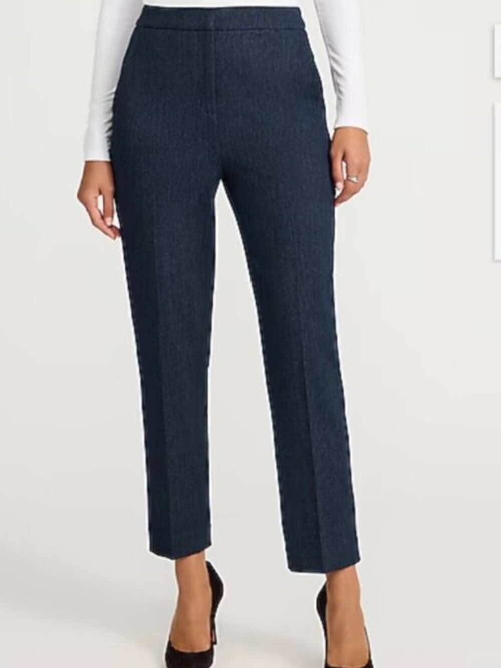 Express Size 4 Columnist Pants Light Navy Blue